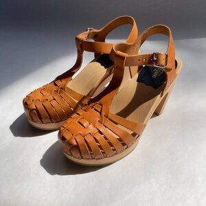 Swedish Hasbeens | Size 36 | Lise-Lott | 39303 | Leather | Color: Nature